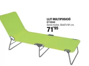Oferta de Llit Multiposició por 71,95€ en Optimus