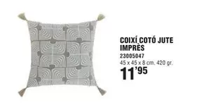 Oferta de Coixi Coto Jute Imprés por 11,95€ en Optimus