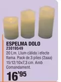 Oferta de Espelma Dolo por 16,95€ en Optimus