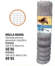 Oferta de Malla Nuada por 56,95€ en Optimus