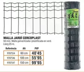 Oferta de Malla Jardi Cercoplast por 4045€ en Optimus