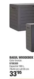 Oferta de Bagul Woodebox por 33,95€ en Optimus
