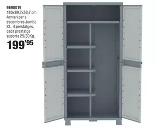 Oferta de Armari Resina C-Wood por 199,95€ en Optimus