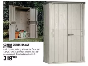 Oferta de Cobert De Resina Alt 2300023 por 319€ en Optimus