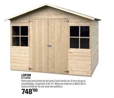 Oferta de Lopun por 748€ en Optimus