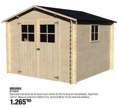 Oferta de Mirama por 1265€ en Optimus