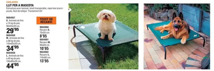 Oferta de Coolaroo - Llit Per A Mascota  por 29,95€ en Optimus