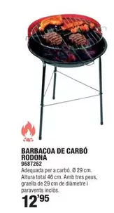 Oferta de Total - Barbacoa De Carbó por 12,95€ en Optimus
