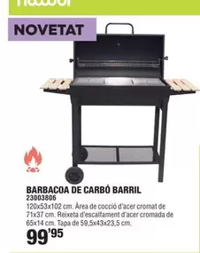 Oferta de Barbacoa De Carbón por 99,95€ en Optimus