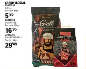 Oferta de Carbó Vegetal por 16,95€ en Optimus