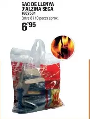 Oferta de Sac De Llenya D'alzina Seca por 6,95€ en Optimus