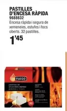 Oferta de Segura - Pastilles D'encesa Rapida por 1,45€ en Optimus