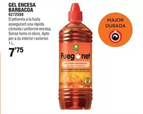 Oferta de Fuegonet - Gel Encesa Barbacoa por 7,75€ en Optimus