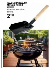 Oferta de Paleta Barbacoa Metali Negra por 2,3€ en Optimus