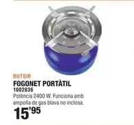 Oferta de Butsir - Fogonet Portatil por 15,95€ en Optimus