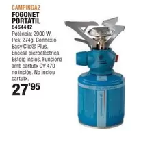 Oferta de Campingaz - Fogonet Portatil por 27,95€ en Optimus