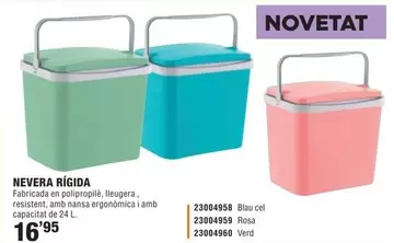 Oferta de Nevera Rigida por 16,95€ en Optimus