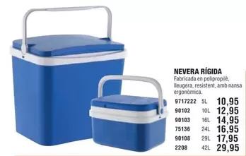 Oferta de Nevera Rigida por 10,95€ en Optimus