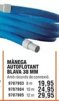 Oferta de Manega Autoflotant Blava 38 Mm por 19,95€ en Optimus