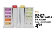 Oferta de Gre - Recanvi Reactius Oto I Ph por 4,95€ en Optimus
