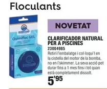 Oferta de Clarificador Natural Per A Piscines por 5,95€ en Optimus