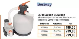 Oferta de Bestway - Depuradora De Sorra por 199€ en Optimus