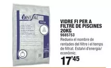 Oferta de Vidre Fi Per A Filtre De Piscines  por 17,45€ en Optimus