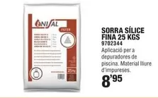Oferta de Sorra Silice Fina 25 Kgs por 8,95€ en Optimus