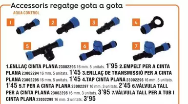 Oferta de Control - Enllac Cinta Plana Plana 1'45 por 1€ en Optimus