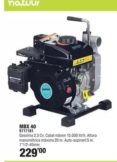 Oferta de Natuur - MBX 40 por 229€ en Optimus
