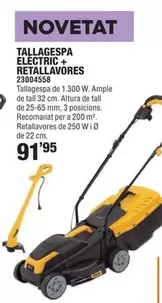 Oferta de Tallagespa Eléctric + Retallavores por 91,95€ en Optimus