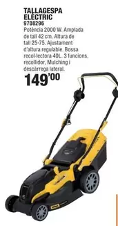 Oferta de Tallagespa Electric por 149€ en Optimus