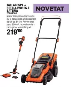 Oferta de Tallagespa + retellavores a batteria por 219€ en Optimus