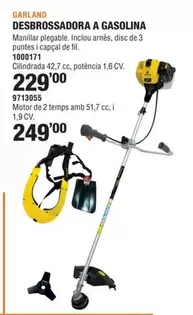 Oferta de Garland - Desbrossadora A Gasolina por 229€ en Optimus