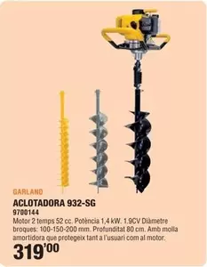Oferta de Garland - ACLOTADORA 932-SKG por 319€ en Optimus