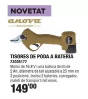 Oferta de Tisores De Poda A Bateria 23005172 por 149€ en Optimus