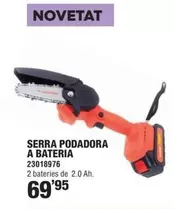 Oferta de Serra Podadora A Bateria por 69,95€ en Optimus