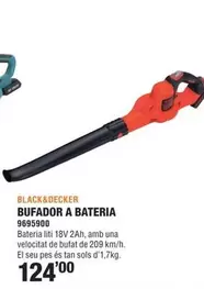 Oferta de Black & Decker - Bufador A Bateria por 124€ en Optimus