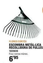 Oferta de Escombra Metal-Lica Recollidora De Fulles por 6,95€ en Optimus