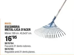 Oferta de Maiol - Escqmbra Metal-lica D'Acer por 16,95€ en Optimus