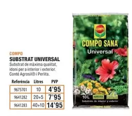 Oferta de Compo - Substrat Universal por 4,95€ en Optimus