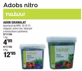 Oferta de Natuur - Adob Granulat por 4,95€ en Optimus