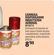 Oferta de Carregà Dispensador Insecticida Aerosol por 8,95€ en Optimus