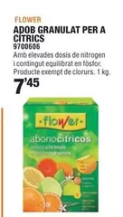 Oferta de Flower - Adob Granulat Per A Citrics por 7,45€ en Optimus
