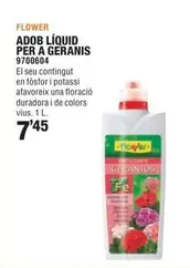 Oferta de Flower - Adob Liquid Per A Geranis por 7,45€ en Optimus