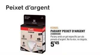 Oferta de Ecogel - Parany Peixet D'Argent  por 5,45€ en Optimus