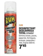Oferta de Zum - Desinfectant Descarrega Total por 7,45€ en Optimus