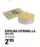 Oferta de Espelma Citronel-La por 2,95€ en Optimus