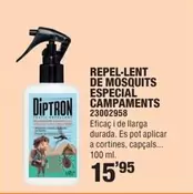 Oferta de Repel-lent De Mosquits Especial Campanents por 15,95€ en Optimus