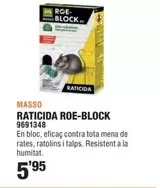 Oferta de Raticida Roe-block por 5,95€ en Optimus
